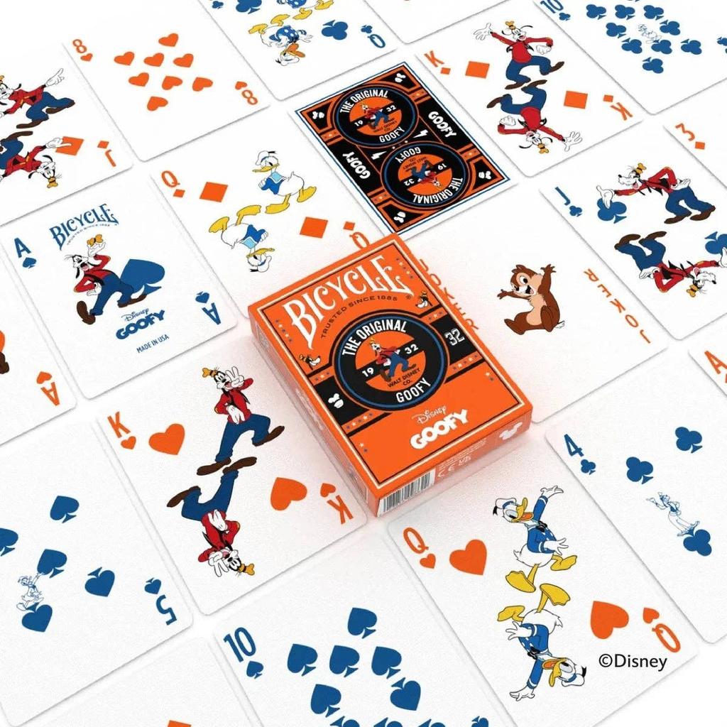 Disney Klassisk Goofy Spillekort Bicycle Kortstokk Nostalgi-Cardshouse-Kvalitetstid AS
