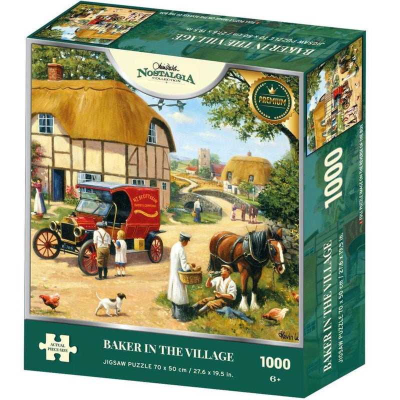 Puslespill | Baker In The Village | Nostalgia | 1000-Puslespill-Kidicraft-Kvalitetstid AS
