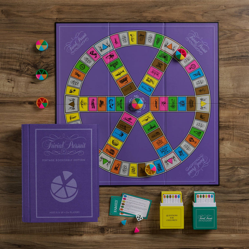 Trivial Pursuit Vintage Bookshelf Edition-WS Game Company-Kvalitetstid AS