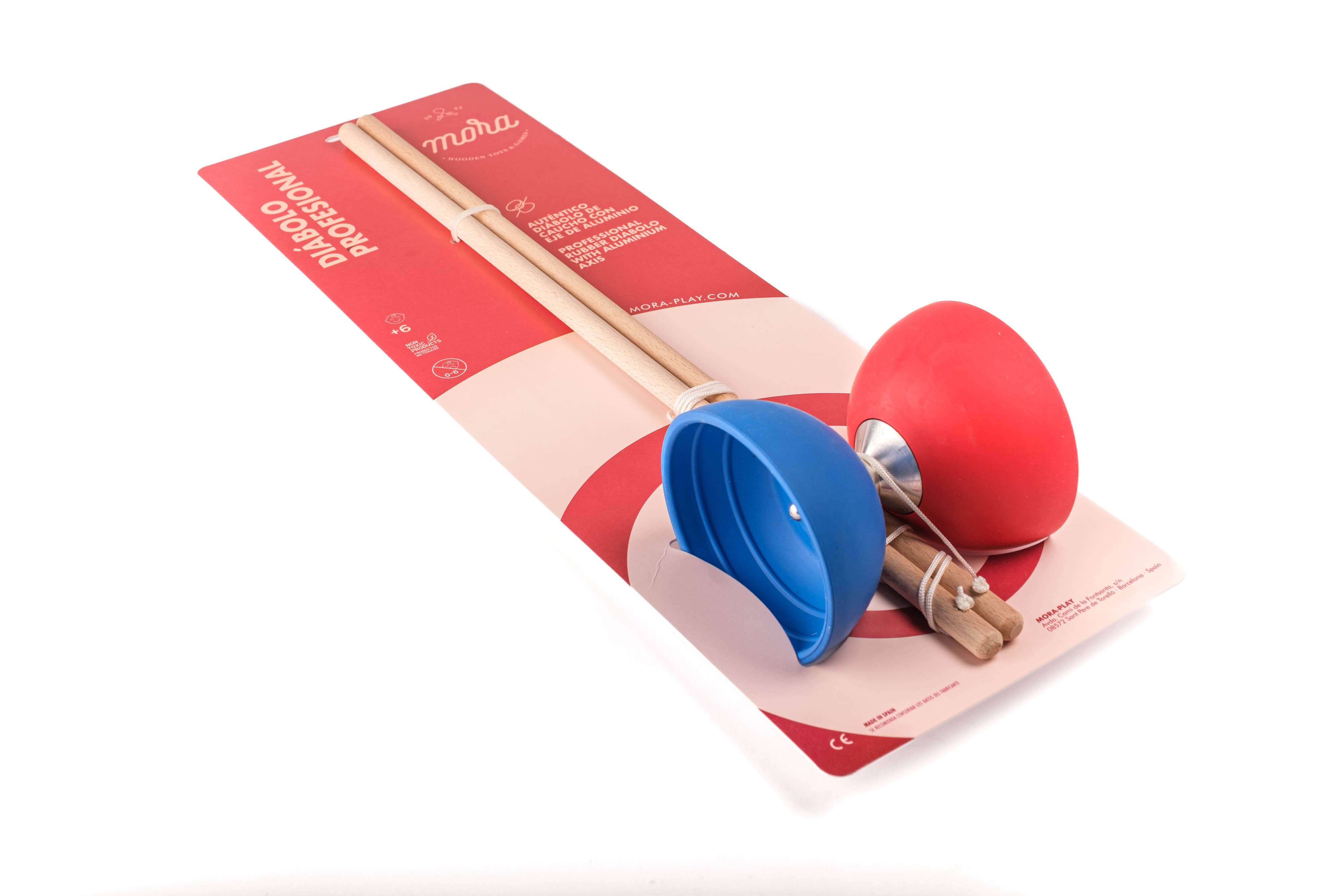 Mora Play Profesjonell Diabol i Gummi med Aluminiumaksel