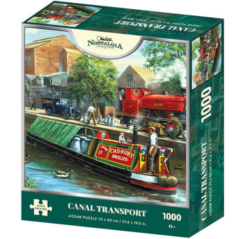 Puslespill | Canal Transport | Nostalgia | 1000-Puslespill-Kidicraft-Kvalitetstid AS