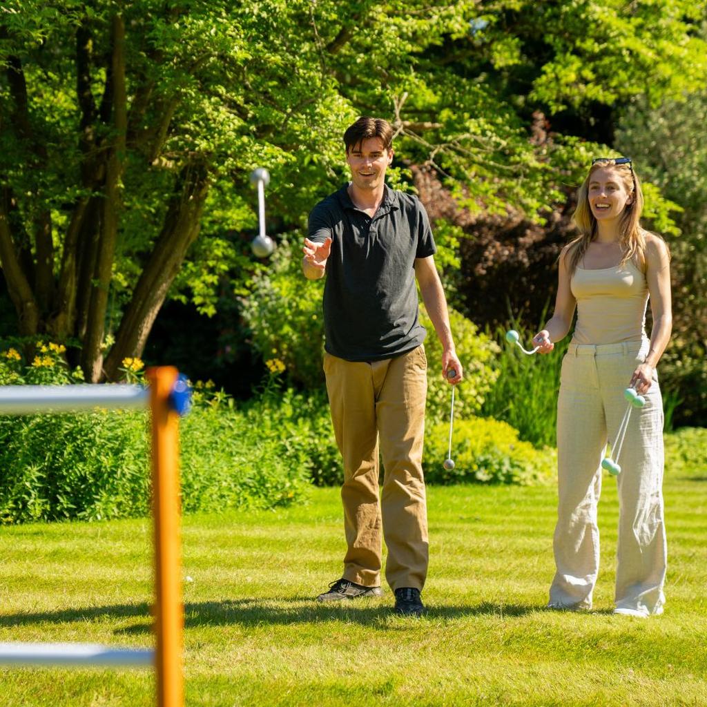 Laddergolf / Stigegolf-Laddergolf-Uber Games-Gul/Oransje-Kvalitetstid AS