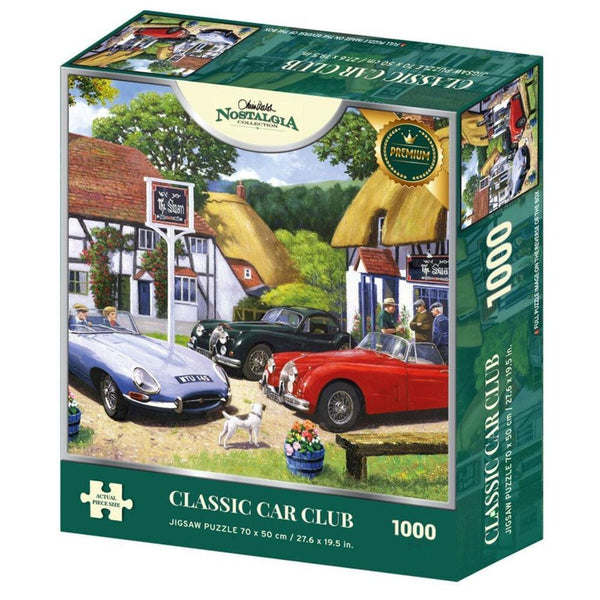 Puslespill | Classic Car Club | Nostalgia | 1000-Puslespill-Kidicraft-Kvalitetstid AS