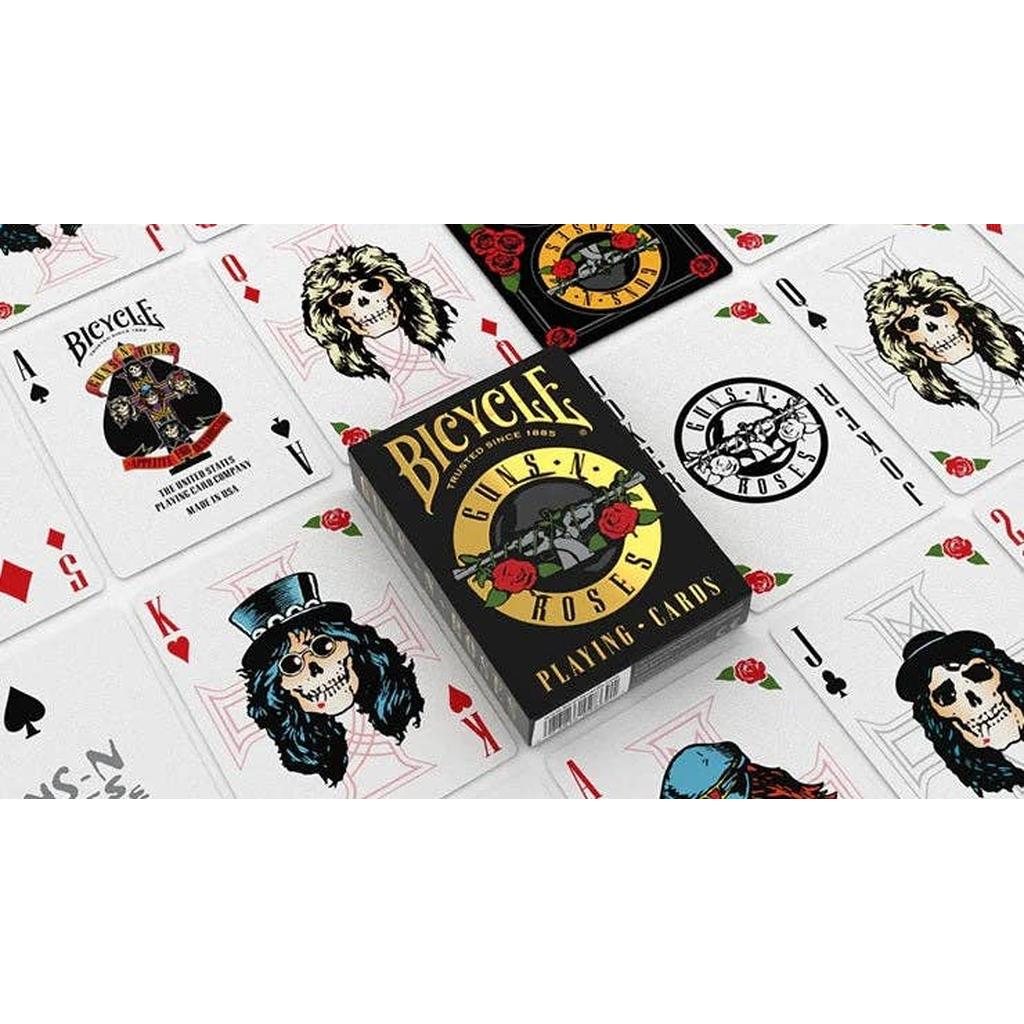 Guns N' Roses Spillekort Bicycle Kortstokk Med Logo-Kortstokker-Cardshouse-Kvalitetstid AS