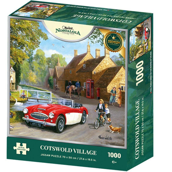 Puslespill | Cotswold Village | Nostalgia | 1000-Puslespill-Kidicraft-Kvalitetstid AS