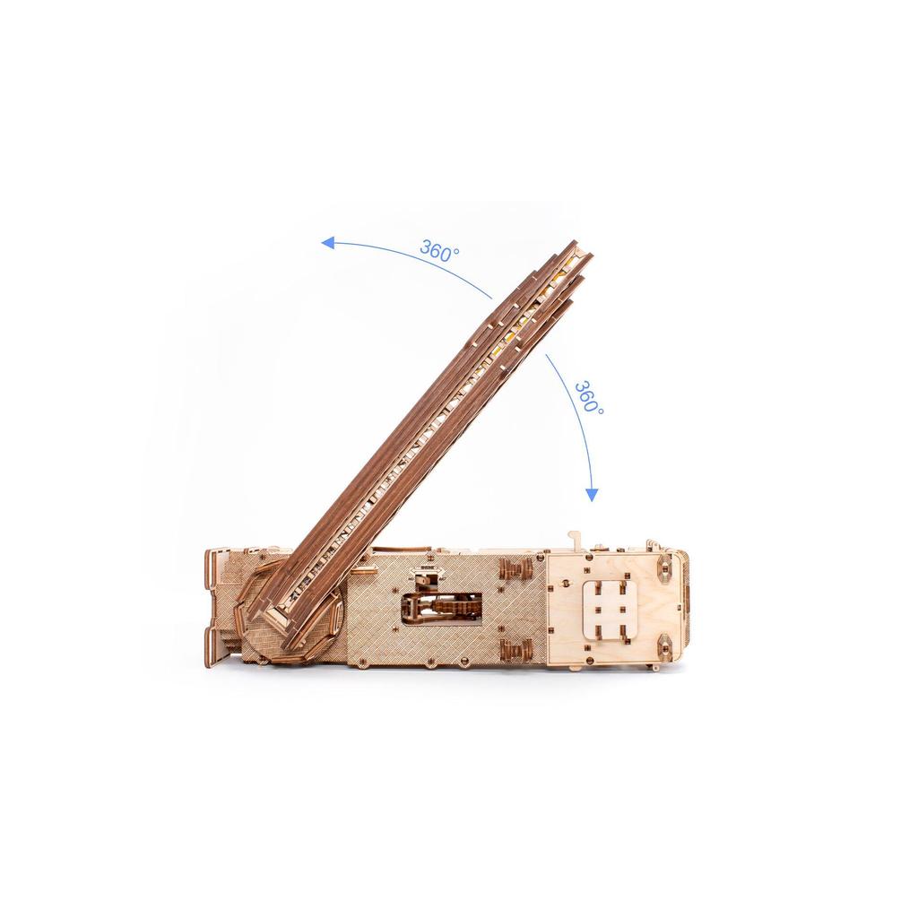 Brannbil | Fire Truck-Byggesett - mekaniske-Eco-Wood-Art-Kvalitetstid AS