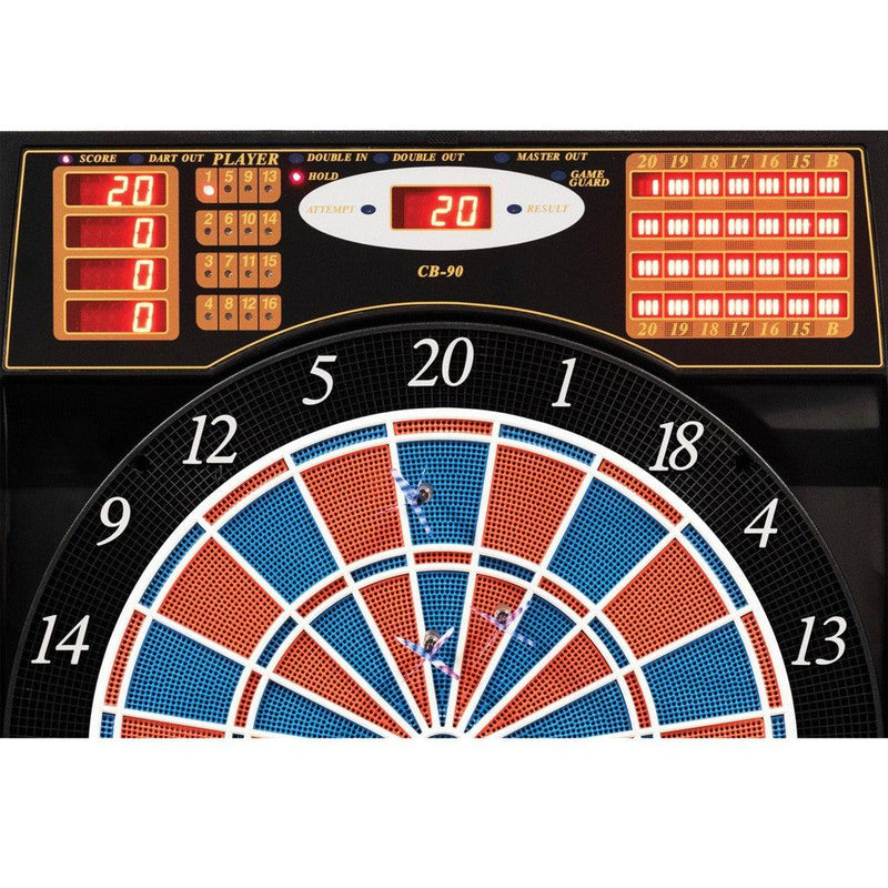 Dartskap | m/ Elektronisk dartskive og dartpiler | CB-90-Dart skap-Karella-Kvalitetstid AS