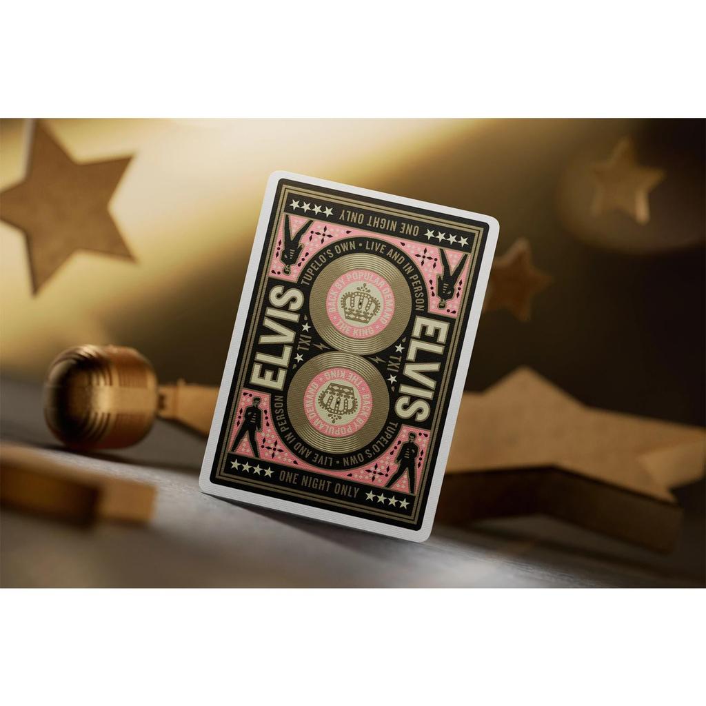 Theory11 Elvis Spillekort Premium Kortsett Med Elvis Tema For Samlere Og Magikere-Kortstokker-Cardshouse-Kvalitetstid AS