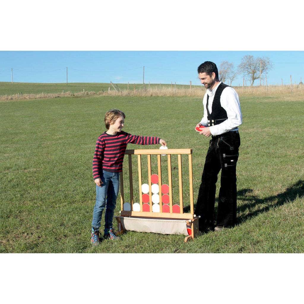 Fire På Rad XXL 88x90 Cm Stort Barnehage Skole Hjem Bedrift og Fritidsklubber Holz-Bi-Ba-Butze-Sudoku-Holz-Bi-Ba-Butze-Kvalitetstid AS