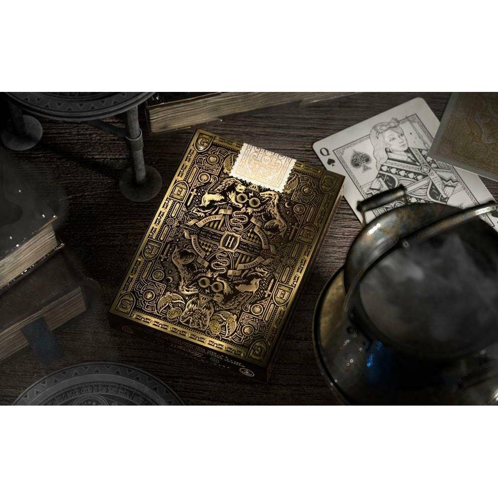 Harry Potter Spillekort Theory11 Premium Firehusutgaver For Fans Gryffindor Slytherin Ravenclaw Hufflepuff-Kortstokker-Cardshouse-Kvalitetstid AS