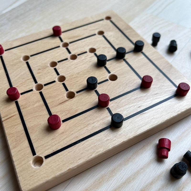 Nine men's Morris / Mühle | Reisevariant-Nine men's Morris-Mespi-Kvalitetstid AS
