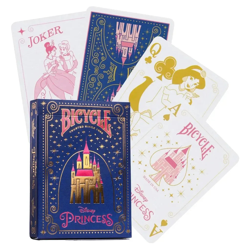 Bicycle Disney Prinsesser Spillkort Marineblå Spillkortsett-Kortstokker-Cardshouse-Kvalitetstid AS