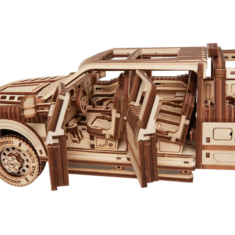 Pickup truck | Pickup full størrelse-Byggesett - mekaniske-Wood Trick-Kvalitetstid AS