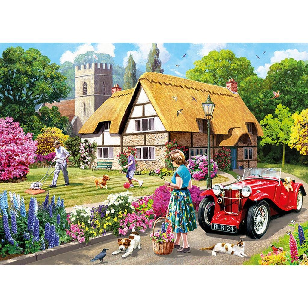 Puslespill | Summer In The Garden | Nostalgia | 1000-Puslespill-Kidicraft-Kvalitetstid AS