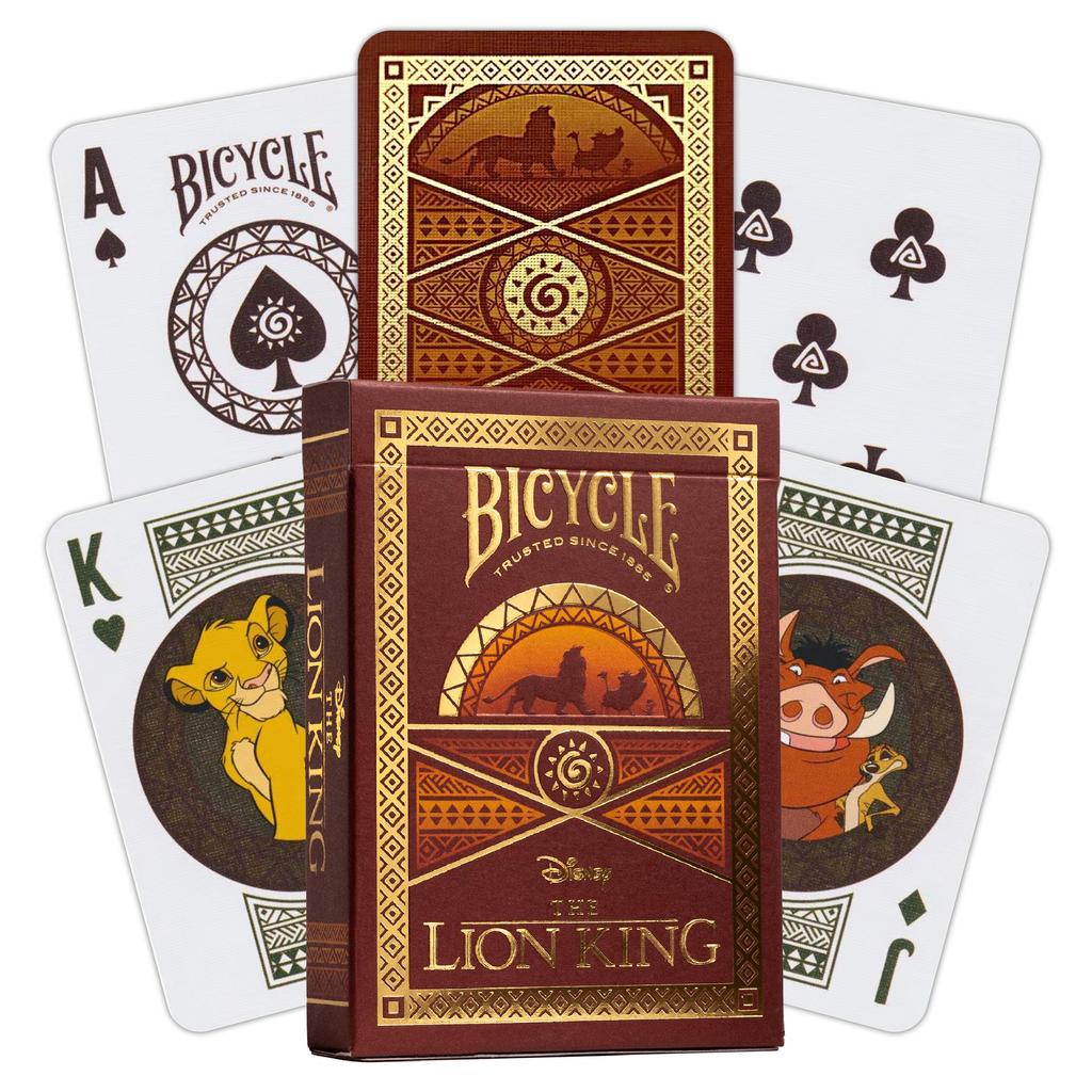 Bicycle Disney Løvenes Konge Kortlek Med Eksklusivt Design-Kortstokker-Cardshouse-Kvalitetstid AS