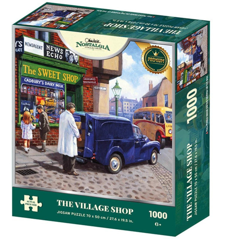 Puslespill | The Village Shop | Nostalgia | 1000-Puslespill-Kidicraft-Kvalitetstid AS