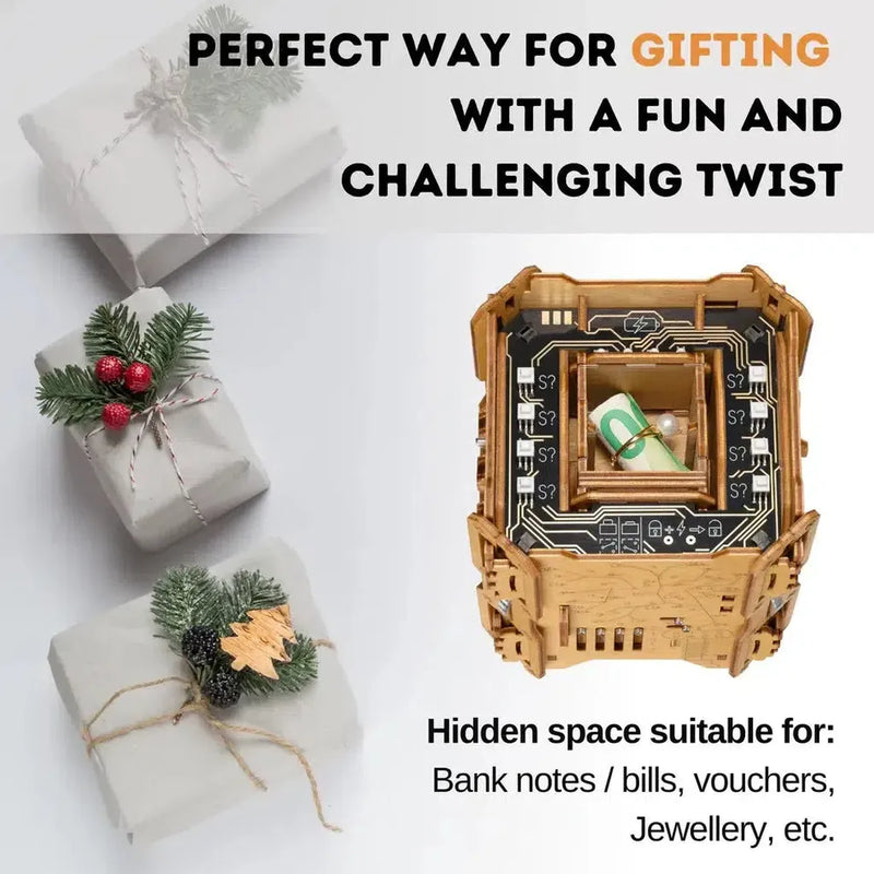 Escape Room Puzzle Box | Tesla Box-Pusleboks-Puzzle Potato-Kvalitetstid AS