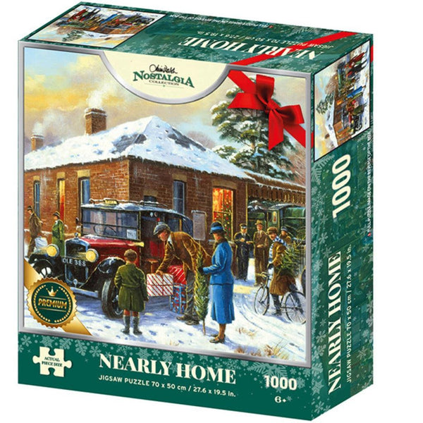 Puslespill | Nearly Home | Nostalgia Christmas Edition | 1000-Puslespill-Kidicraft-Kvalitetstid AS