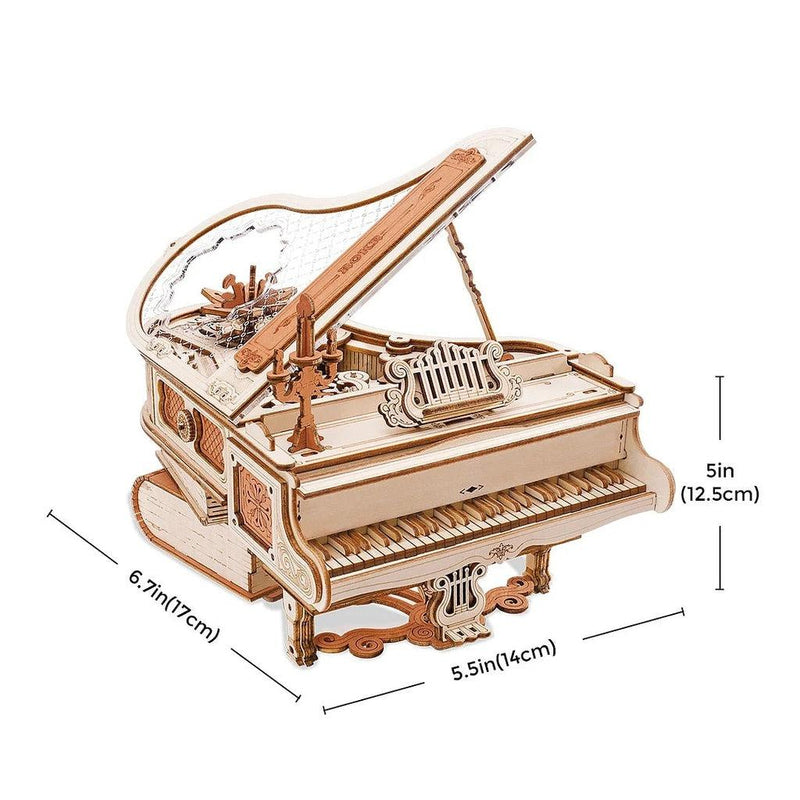 Magic Piano | Piano-Byggesett - mekaniske-Robotime-Kvalitetstid AS
