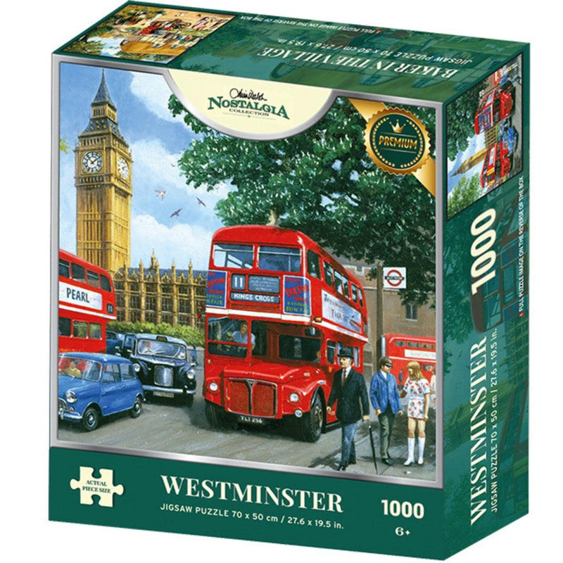 Puslespill | Westminster | Nostalgia | 1000-Puslespill-Kidicraft-Kvalitetstid AS