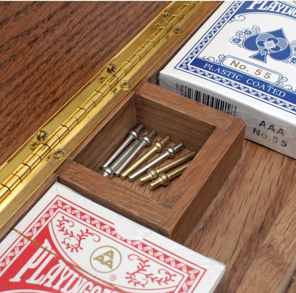 Cribbage i massiv eik – eksklusivt 3-spors sett | WE Games