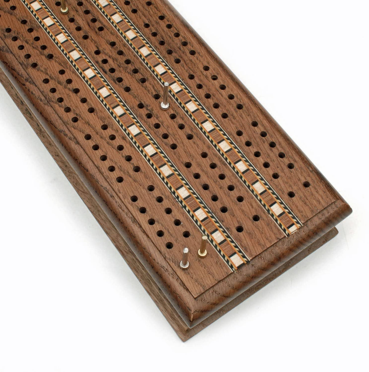 Cribbage i massiv eik – eksklusivt 3-spors sett | WE Games