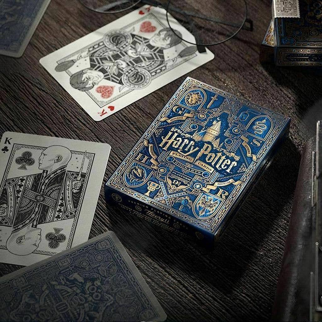 Harry Potter Ravenclaw Blå Theory11 Spillkort Premium-Kortstokker-Cardshouse-Kvalitetstid AS