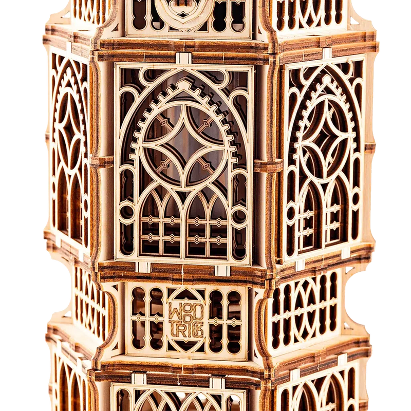 Antikk lanterne | Antique Lantern-Byggesett - mekaniske-Wood Trick-Kvalitetstid AS