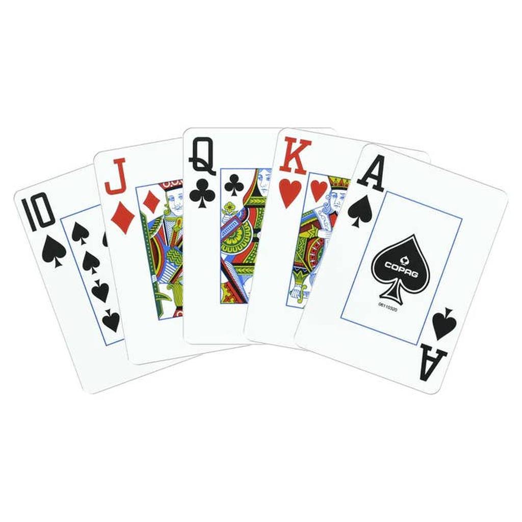Pokerskort Jumbo Indeks Bridge Størrelse To Dekk PVC Holdbare Cardshouse For Spilleentusiaster-Kortstokker-Cardshouse-Kvalitetstid AS