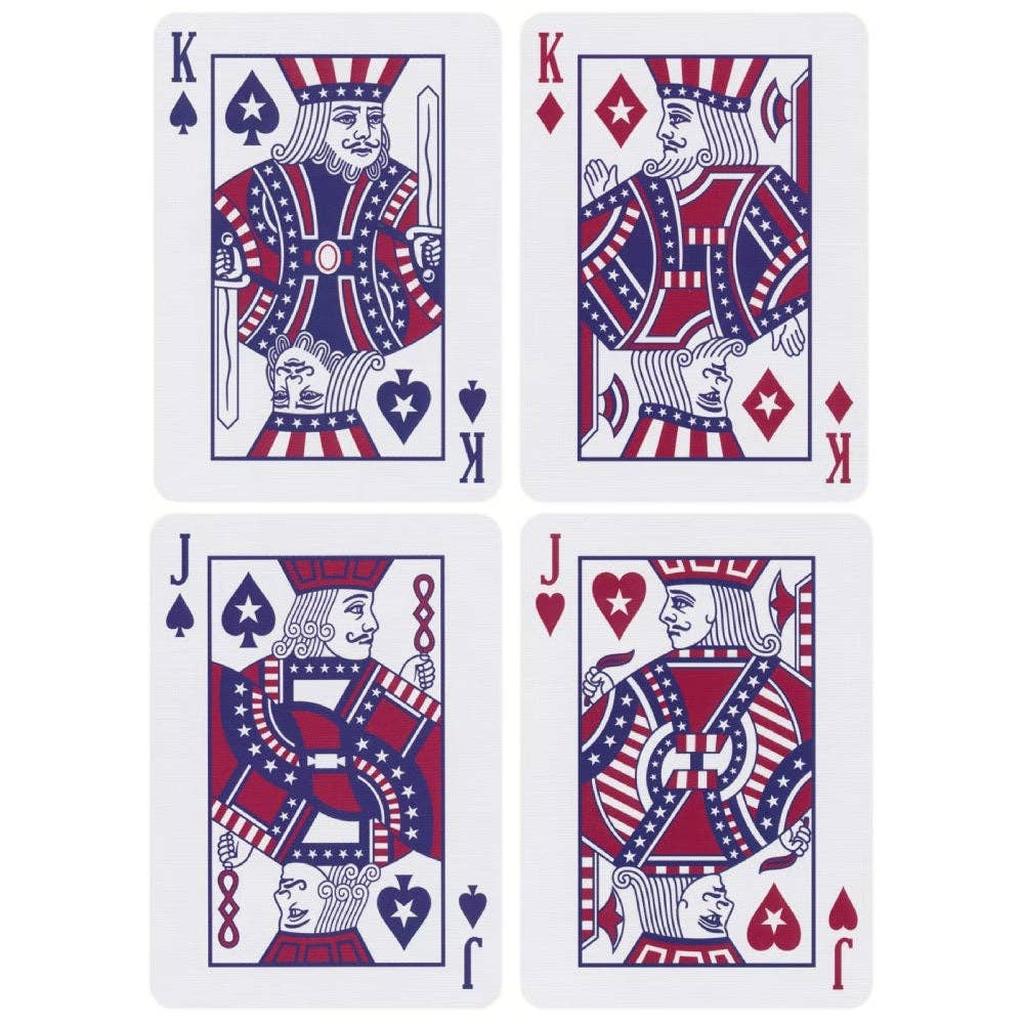 Stjerner Og Striper Kortstokk Bicycle USA Design Premium-Kortstokker-Cardshouse-Kvalitetstid AS
