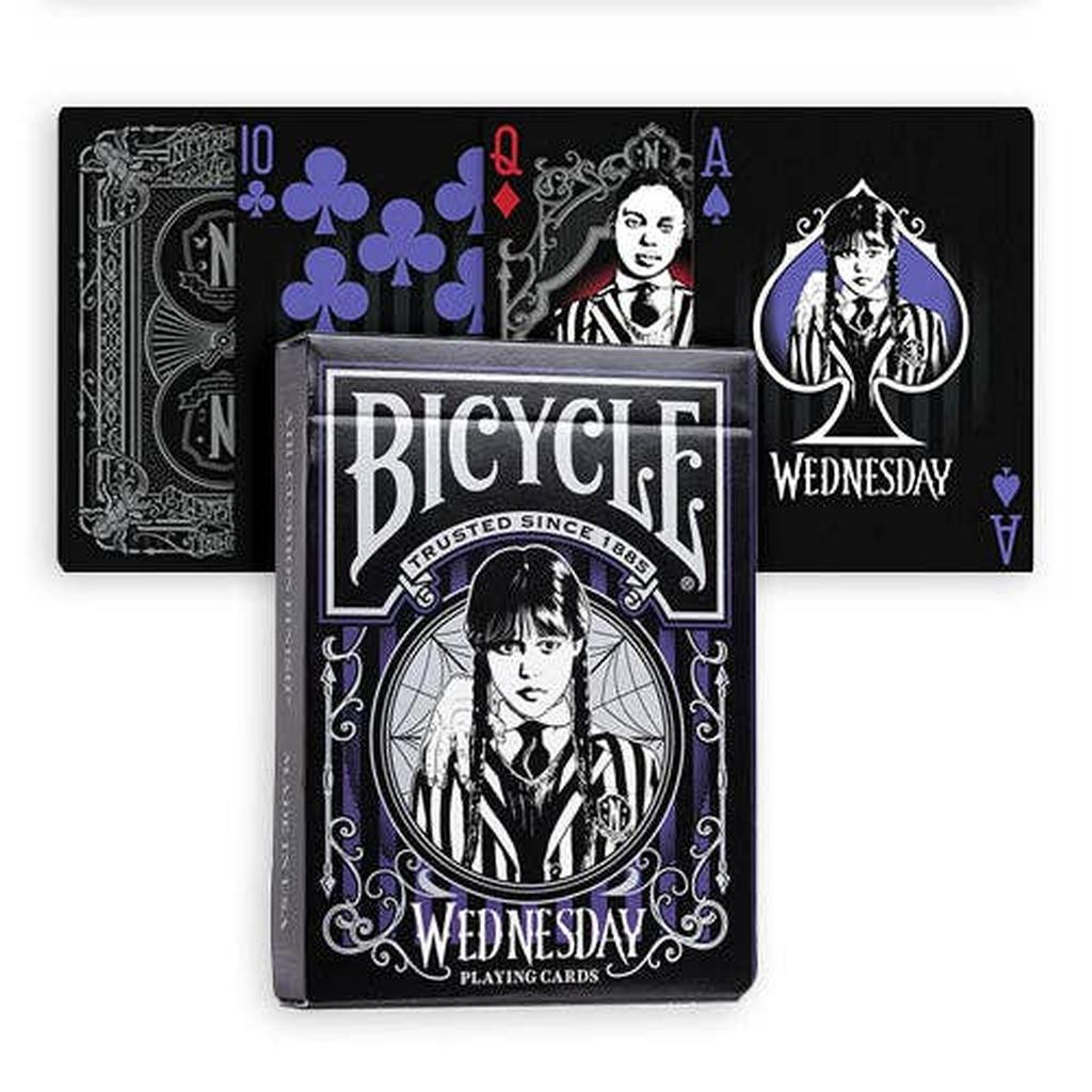 Bicycle Wednesday Addams Spillekort Nevermore Akademiet-Kortstokker-Cardshouse-Kvalitetstid AS