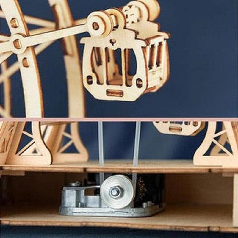 Ferris Wheel | Pariserhjul med musikkboks-Byggesett - mekaniske-Robotime-Kvalitetstid AS