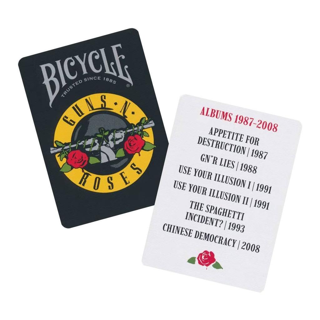 Guns N' Roses Spillekort Bicycle Kortstokk Med Logo-Kortstokker-Cardshouse-Kvalitetstid AS
