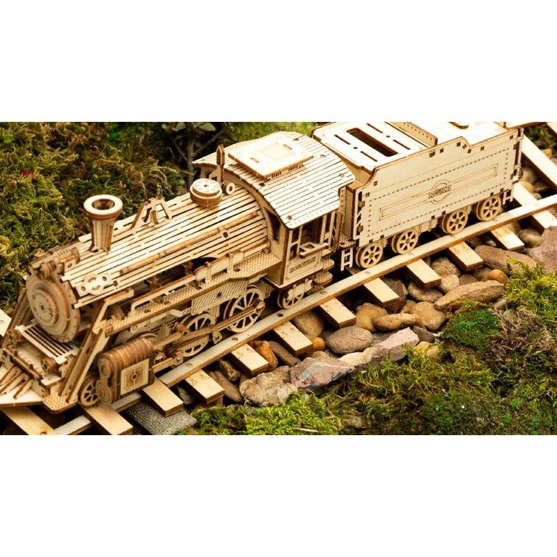 Prime Steam Express | Damplokmotiv-Byggesett - mekaniske-Robotime-Kvalitetstid AS