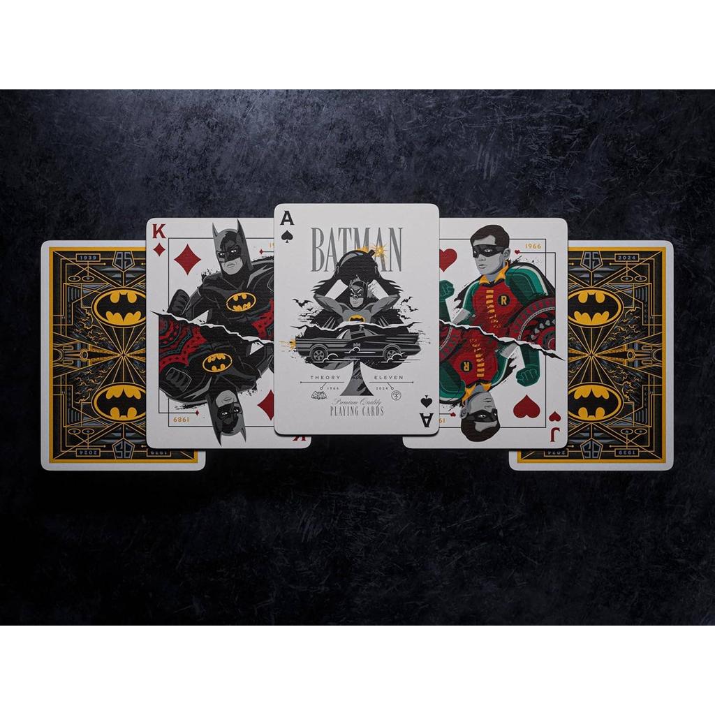 Batman 85 Års Jubileums Spillekort Theory11 for Samlere og Magikere med Foil Detaljer og Preget Embossing-Kortstokker-Cardshouse-Kvalitetstid AS