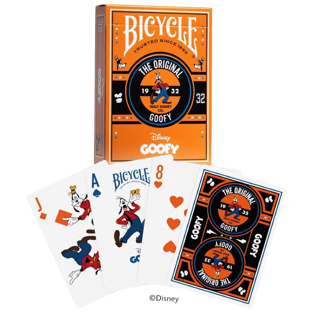 Disney Klassisk Goofy Spillekort Bicycle Kortstokk Nostalgi-Cardshouse-Kvalitetstid AS