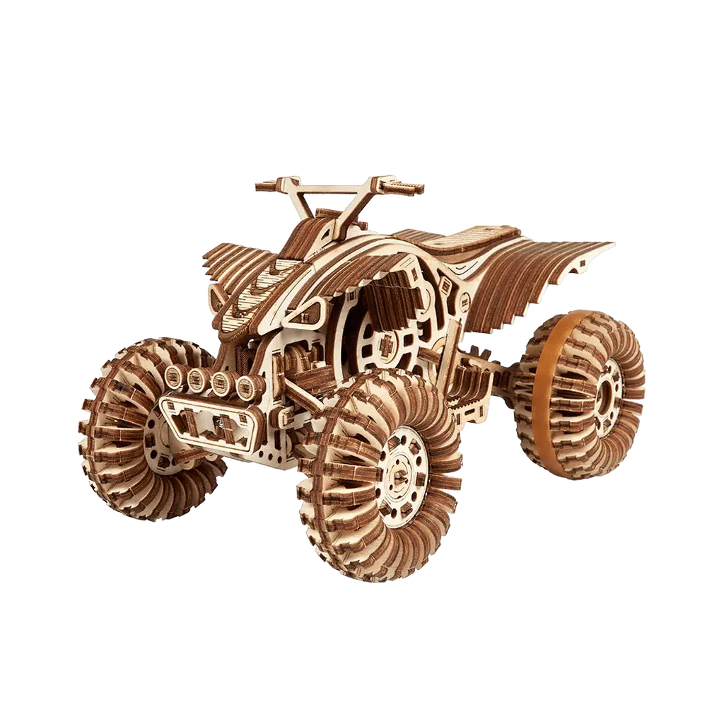 ATV (firehjuling) | Quad bike Raptor-Byggesett - mekaniske-Wood Trick-Kvalitetstid AS