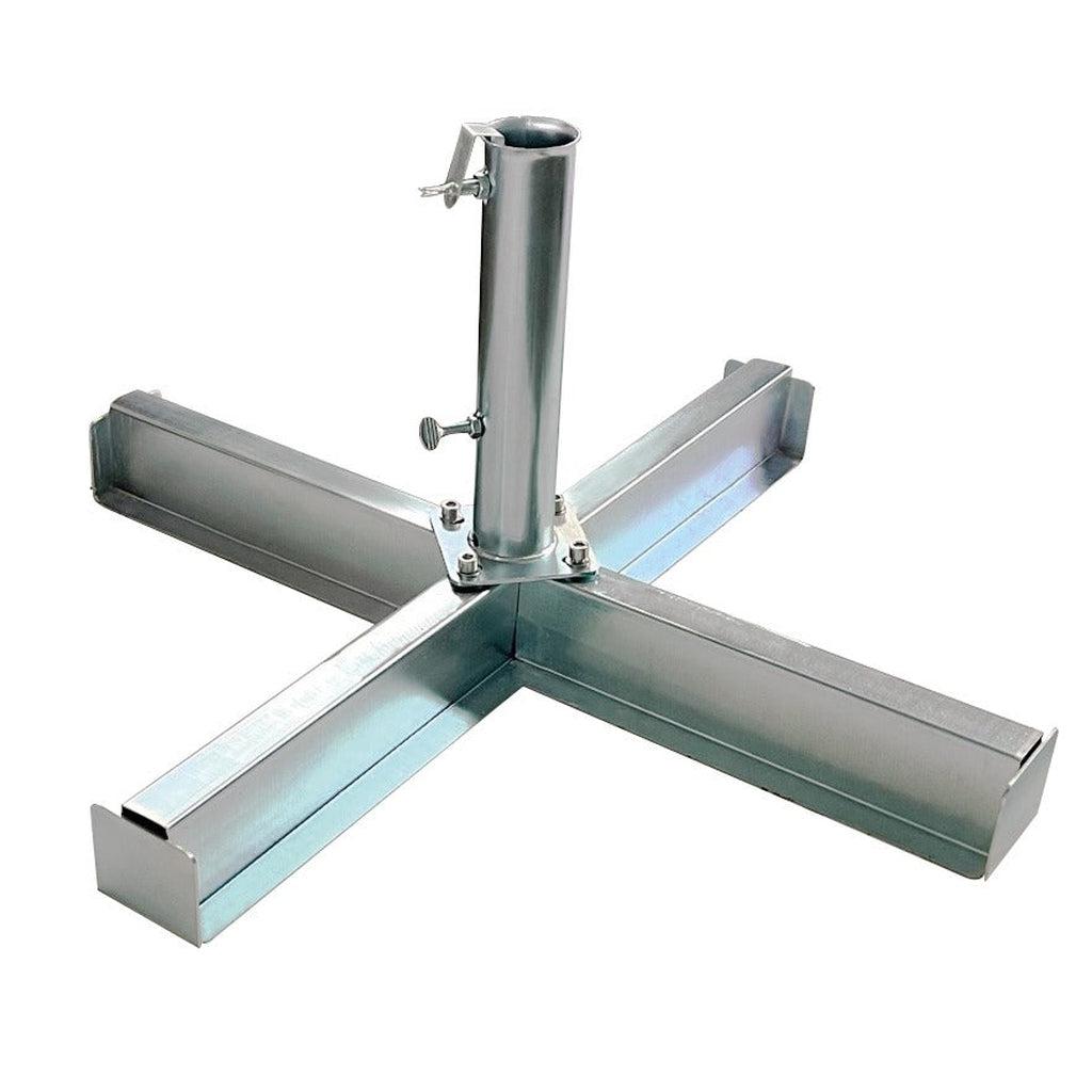 Parasollfot | for betongheller | Kryssfot-Parasollføtter-Scolaro-Metall-Kvalitetstid AS