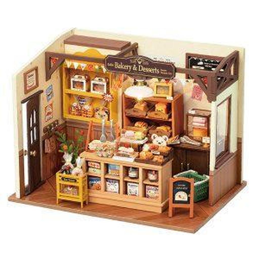 Beckas Baking House Modellbyggesett 1 Til 20 Med 141 Deler Retro Bakeri For Hobbyentusiaster Kvalitetstid-Robotime-Kvalitetstid AS