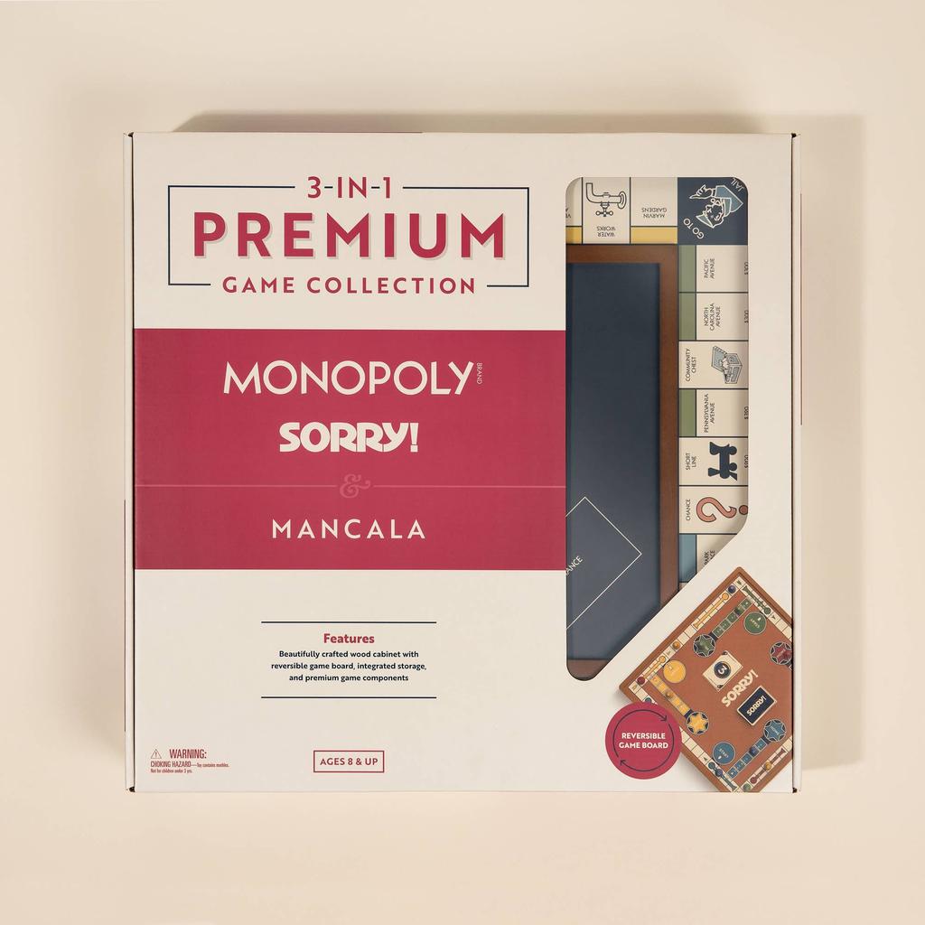 3-in-1 Game Collection: Monopoly, Sorry & Mancala-WS Game Company-Kvalitetstid AS
