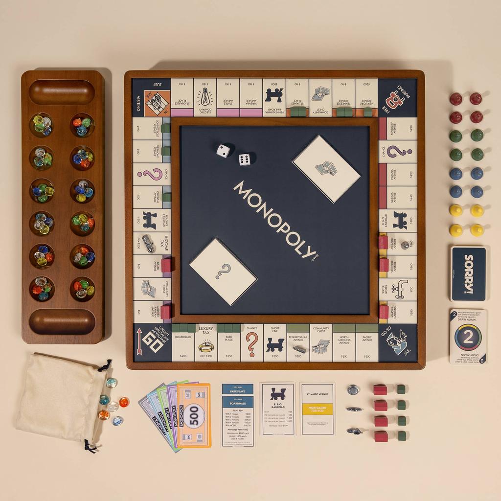 3-in-1 Game Collection: Monopoly, Sorry & Mancala-WS Game Company-Kvalitetstid AS