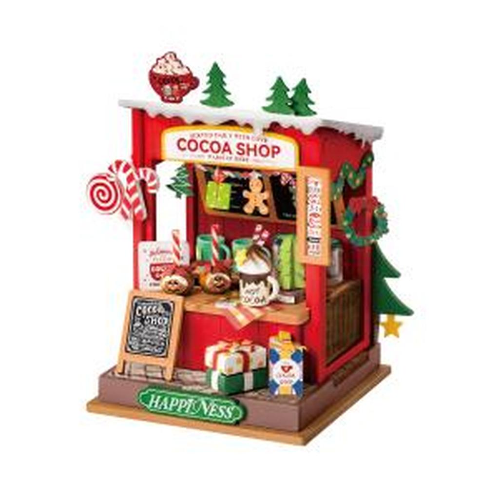 Rolife Cocoa Shop Minibyggesett DIY Diorama For Hobbyister Og Modellbyggere Enkelt Montering Ca 1 Time-Robotime-Kvalitetstid AS