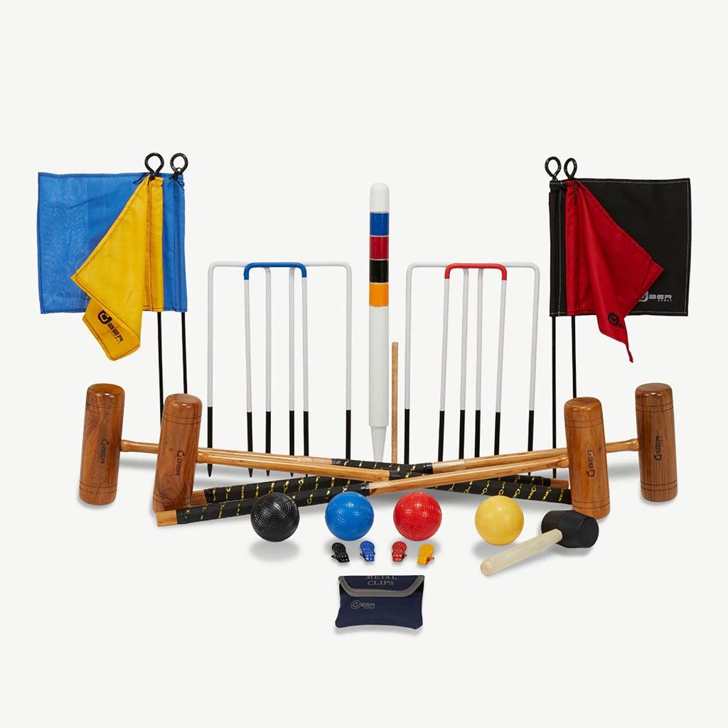 Croquet Proffsett (4-6 spillere) | Vår bestselger!-Croquet sett-Uber Games-4-Kvalitetstid AS