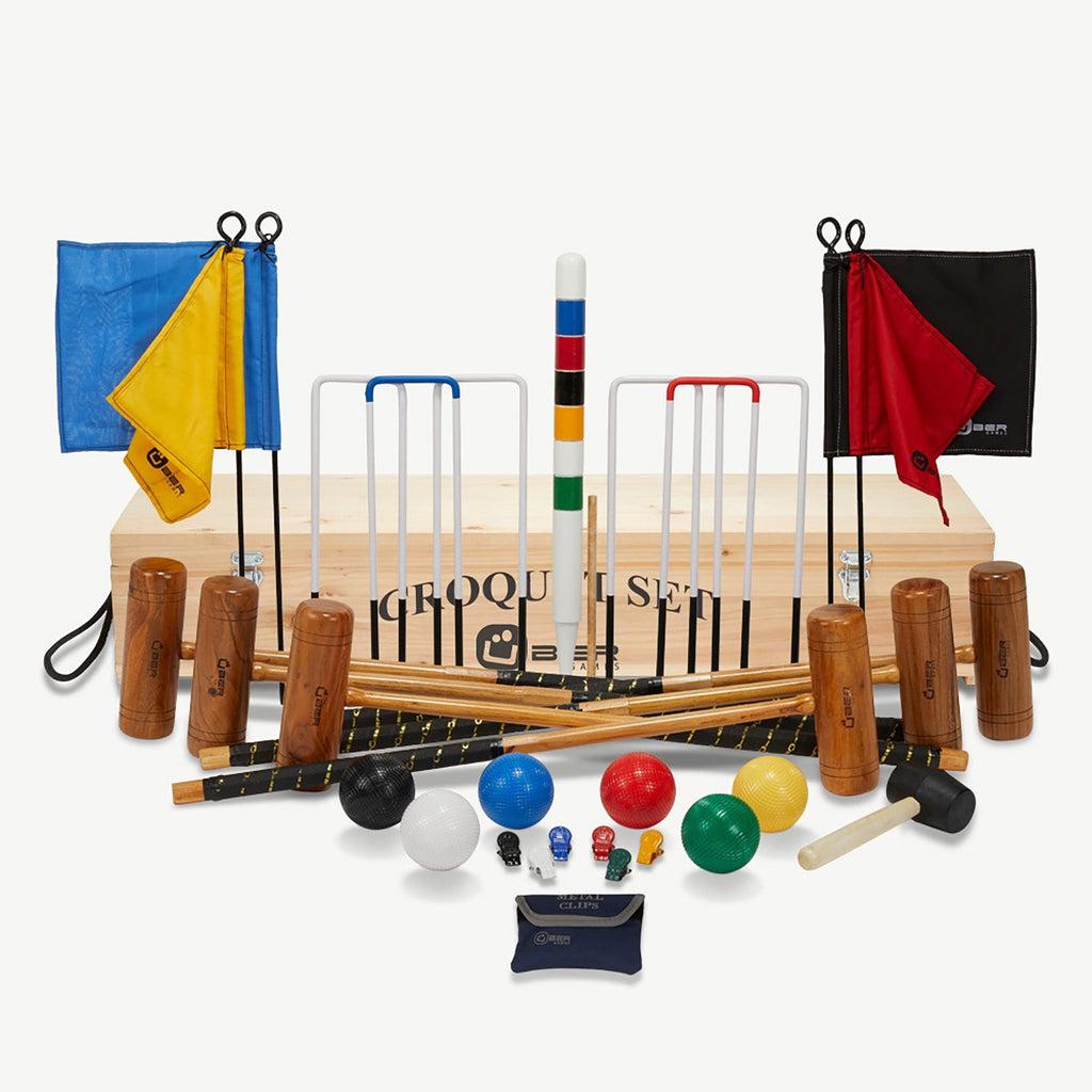 Croquet Proffsett (4-6 spillere) | Vår bestselger!-Croquet sett-Uber Games-4-Kvalitetstid AS