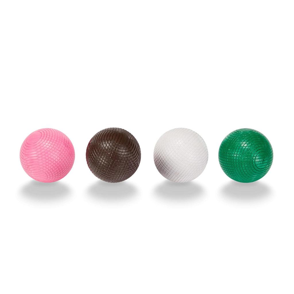 Croquet | krokketkuler-Croquet kuler-Uber Games-Kompositt-340g-Primærfarger: blå/rød/sort/gul-Kvalitetstid AS