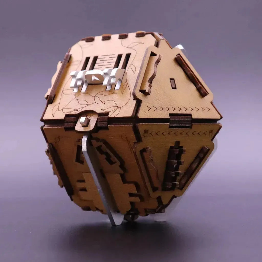 Escape Room Puzzle Box | Philosopher's Stone | Metall-Pusleboks-Puzzle Potato-Kvalitetstid AS