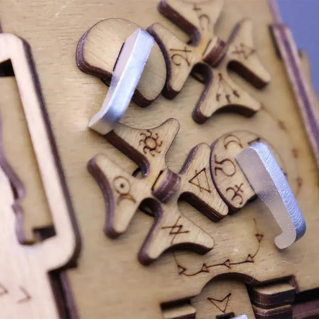 Escape Room Puzzle Box | Philosopher's Stone | Metall-Pusleboks-Puzzle Potato-Kvalitetstid AS