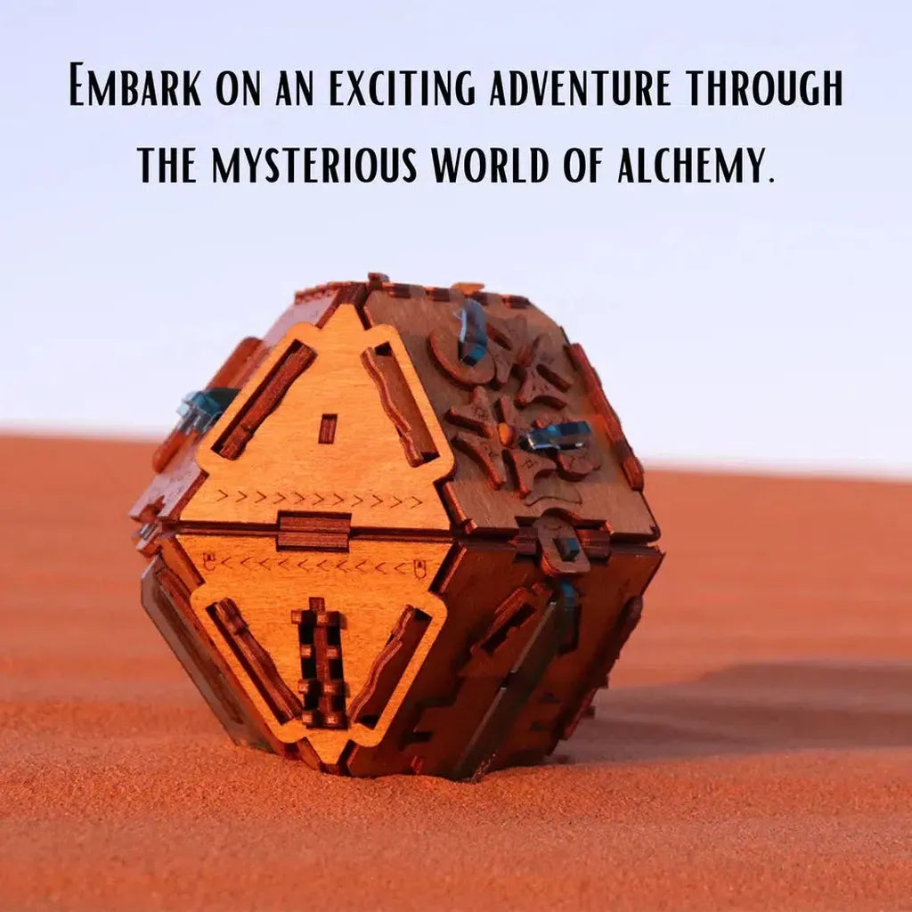 Escape Room Puzzle Box | Philosopher's Stone | Metall-Pusleboks-Puzzle Potato-Kvalitetstid AS