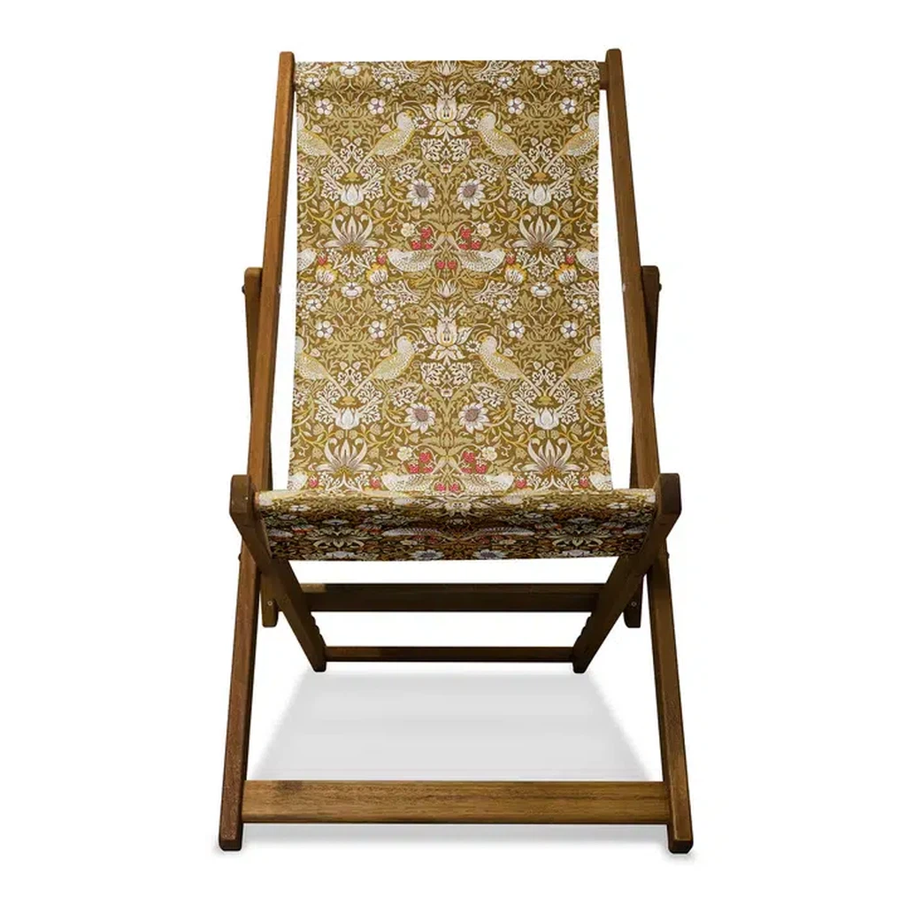 Fluktstol | William Morris design-Fluktstoler stoff-Southsea Deckchairs-WOC22009-Kvalitetstid AS