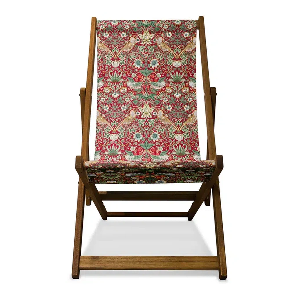 Fluktstol | William Morris design-Fluktstoler stoff-Southsea Deckchairs-WOC22007-Kvalitetstid AS